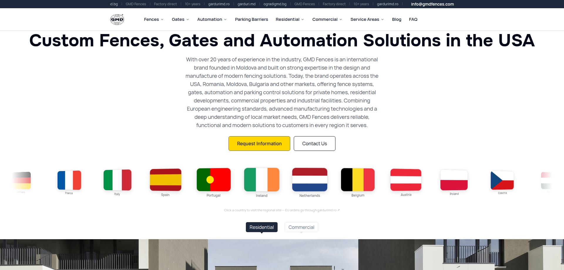 GMD Fences – Brand Hub, Multi-Region, USA & EU | ARTYONIX